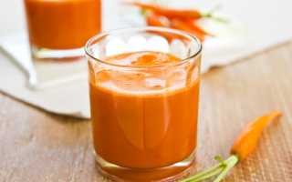 Использование морковного сока при панкреатите